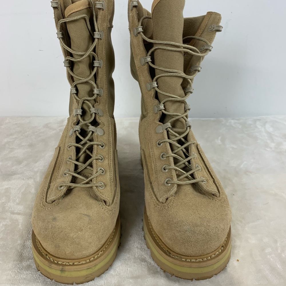 Women’s Boulet Tan Lace-Up Combat Boots